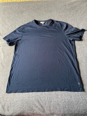 Autograph Dark Navy Crew Neck Supima Cotton T-Shirt XL Short Sleeve Minimalist